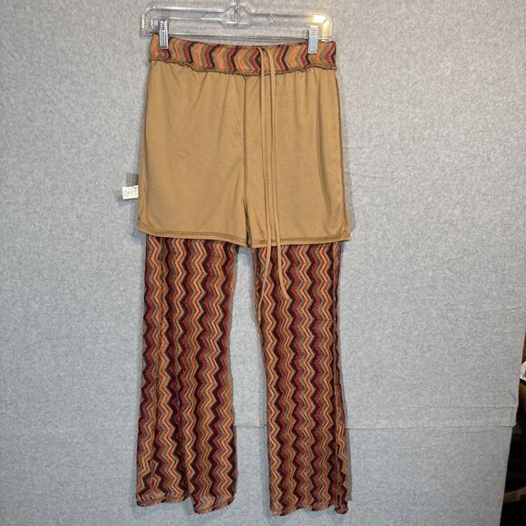 HYFVE Women's size Medium Beach Cover Up/Bohemian Style/ Bell Bottom Knit - Picture 4 of 8